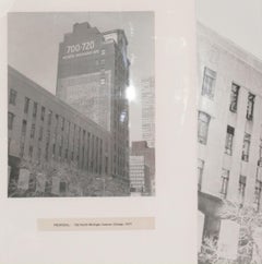 Richard Haas Photographs, Proposal: 720 North Michigan Avenue Chicago 1977