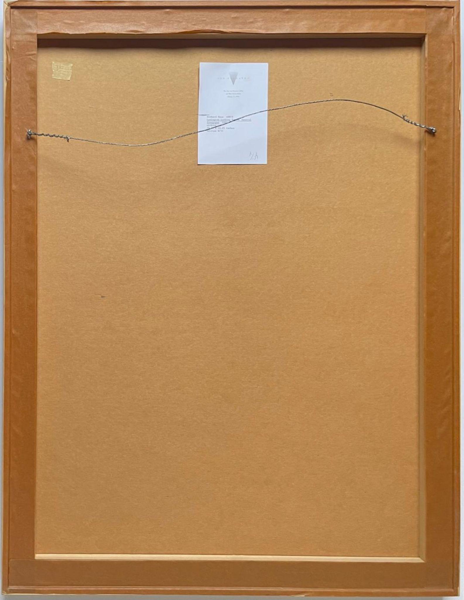 Richard Haas
Synagogue centrale - Vue de Lexington Avenue vers le nord, 1991
Gravure et aquatinte sur papier vélin
Signée, datée et numérotée 8/35 au crayon graphite au recto ; porte l'étiquette originale de la Van Straaten Gallery au verso du