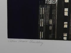 Cities Services Building, Photorealist Architectural Etching by Richard Haas