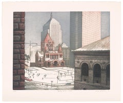 'Copley Square, Boston' — Contemporary American Realism