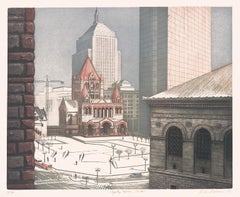 'Copley Square, Boston' — Contemporary American Realism