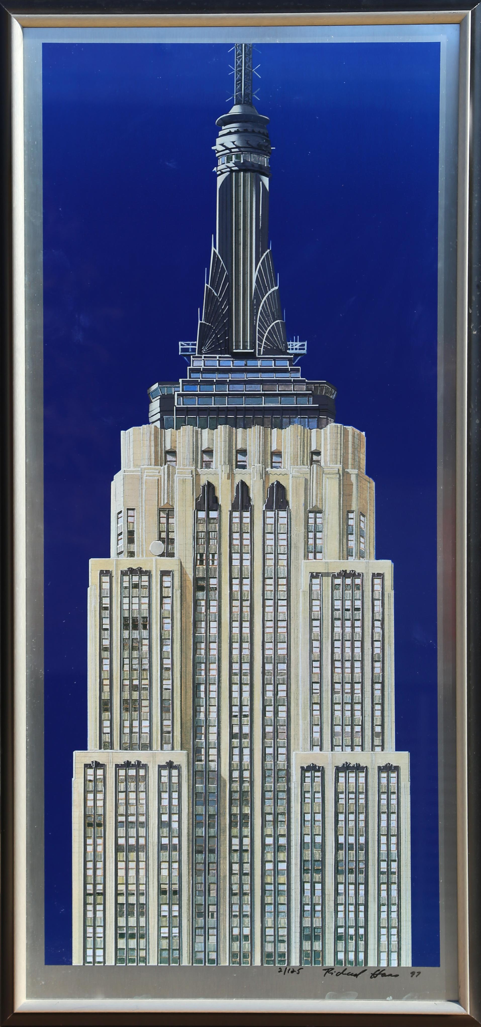 Richard Haas Landscape Print - Empire State Building