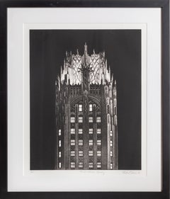 General Electric Building, Etching by Richard Haas