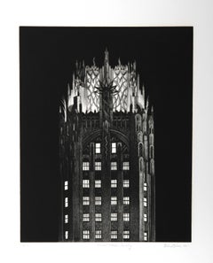 General Electric Building, Realist Etching by Richard Haas