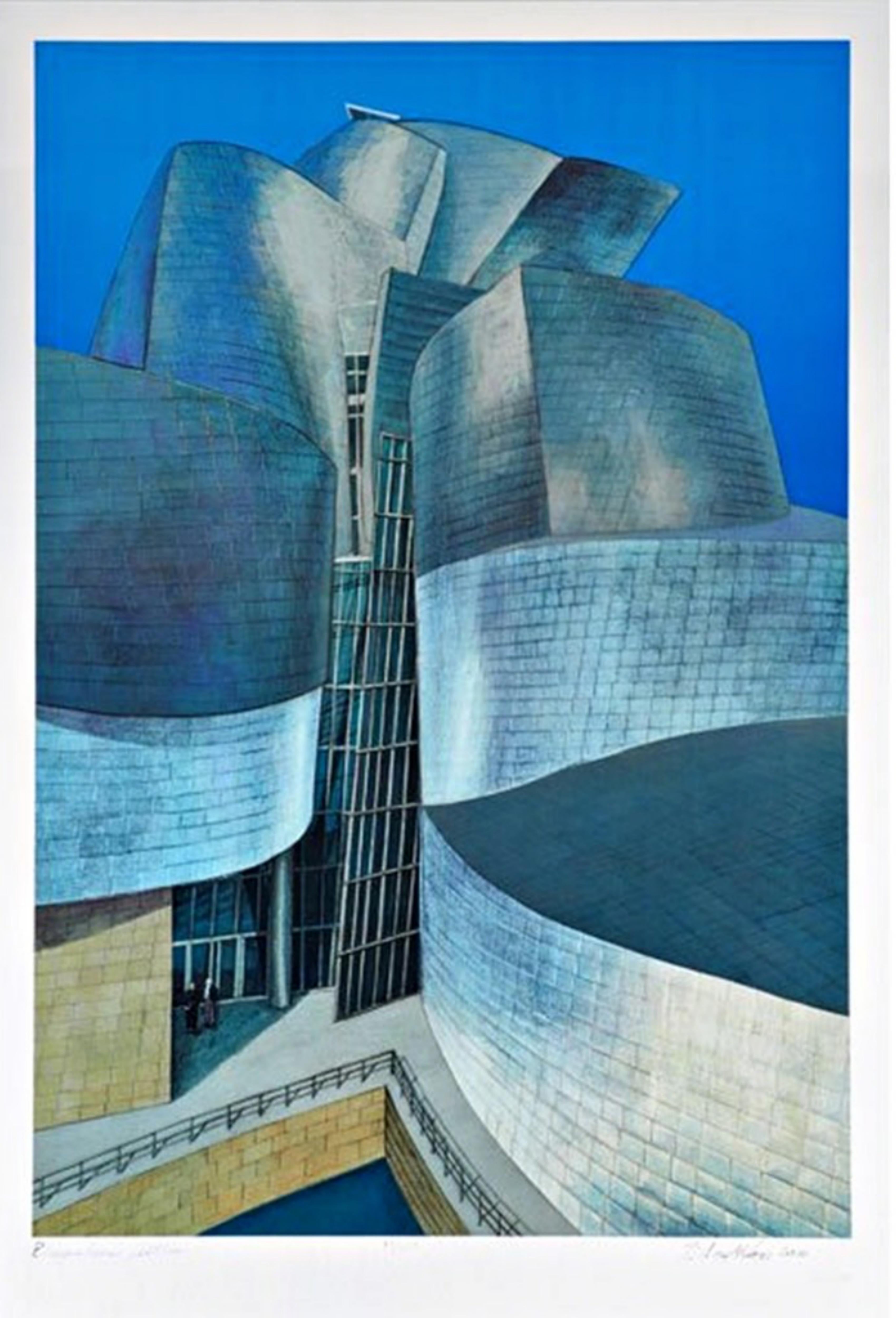 Guggenheim Museum Bilbao - Print by Richard Haas