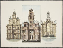 Richard Haas COURTHOUSES Lithograph