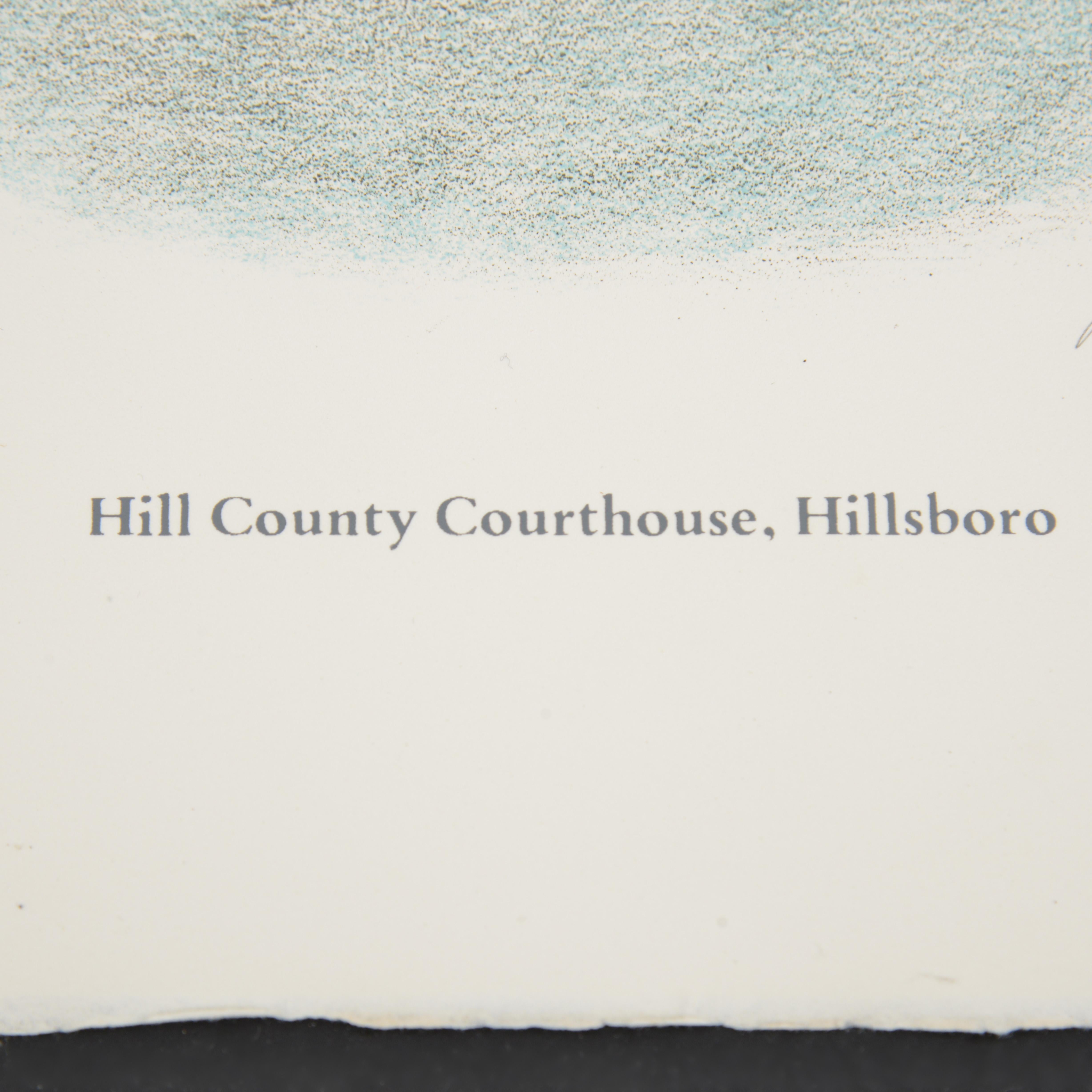 Richard Haas Litografia COURTHOUSES in vendita 3