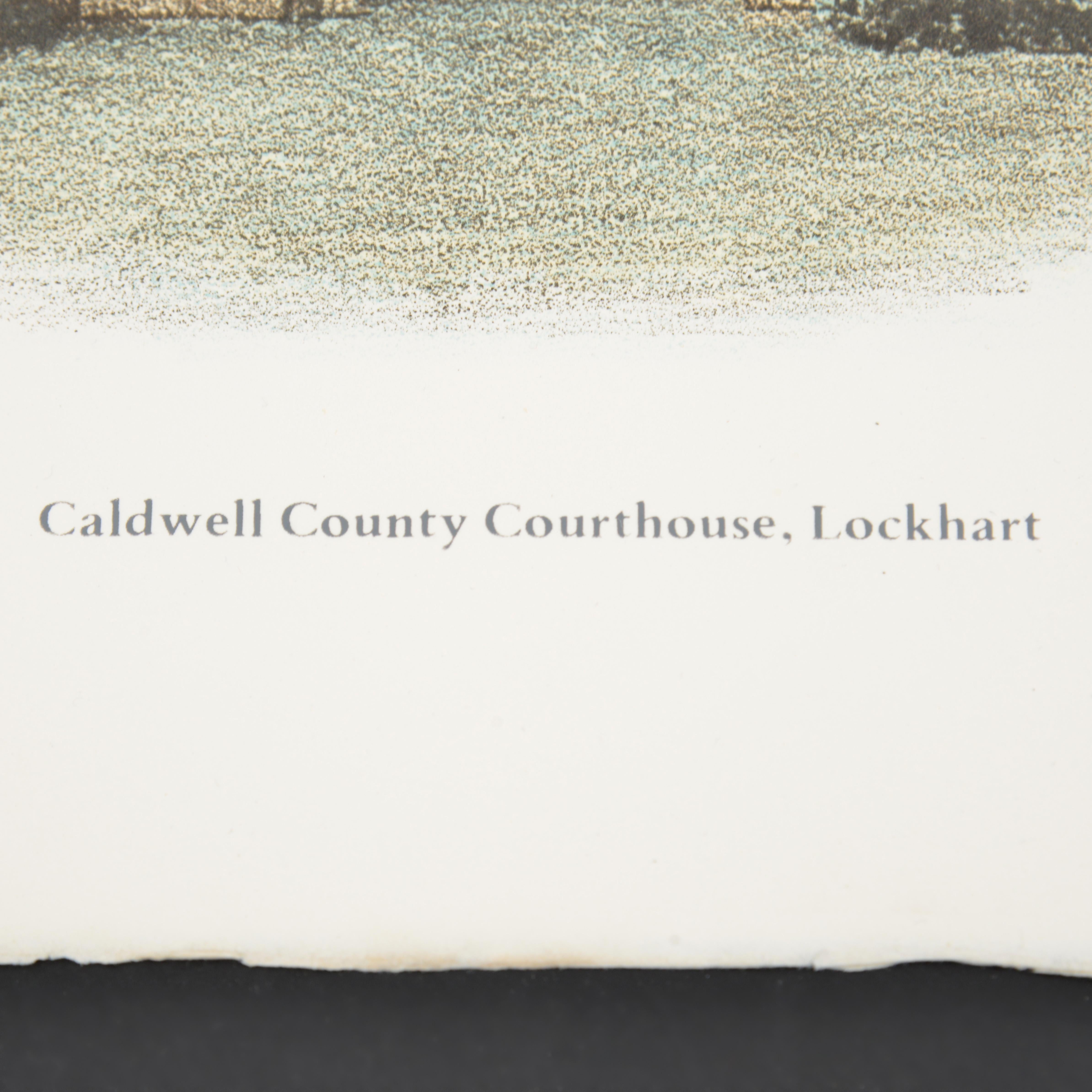 Richard Haas Litografia COURTHOUSES in vendita 5