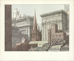 Richard Haas 'Iglesia de la Trinidad'- Litografía