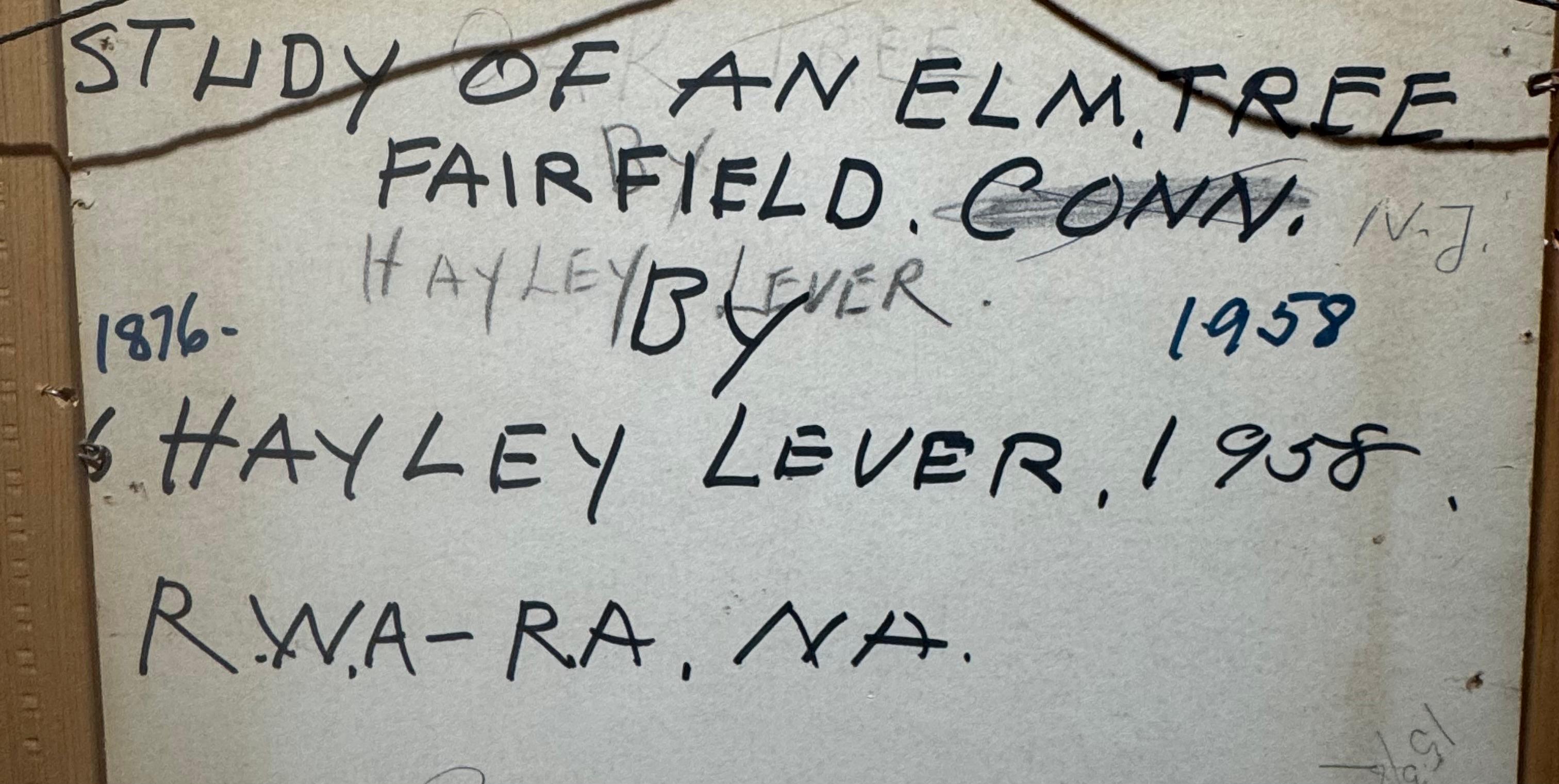 1958 Fairfield Connecticut “ELM TREE” Christies New York Provenance Painting en venta 8