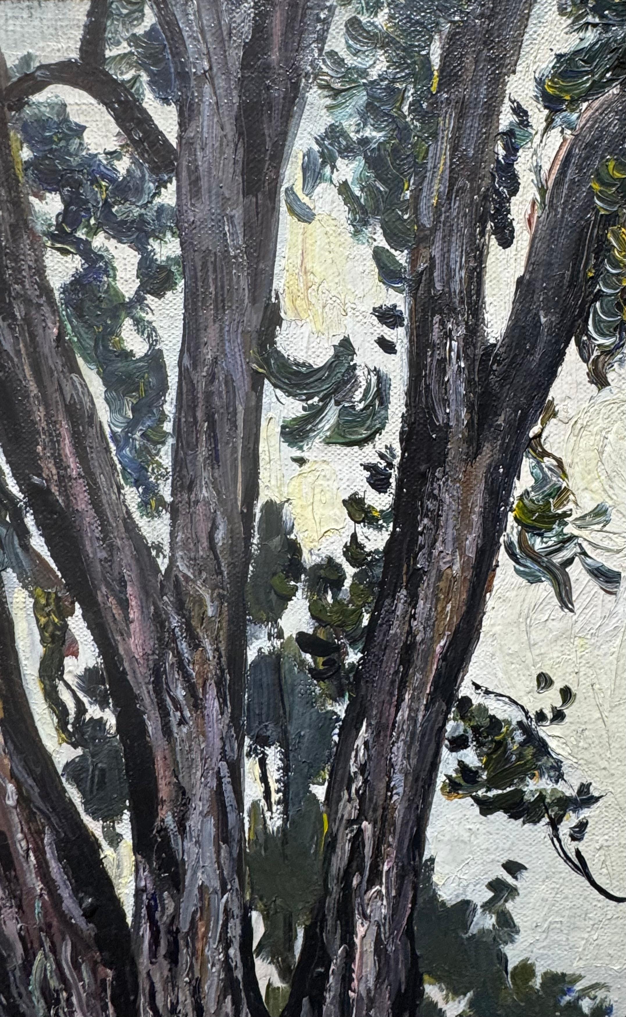 1958 Fairfield Connecticut “ELM TREE” Christies New York Provenance Painting en venta 4