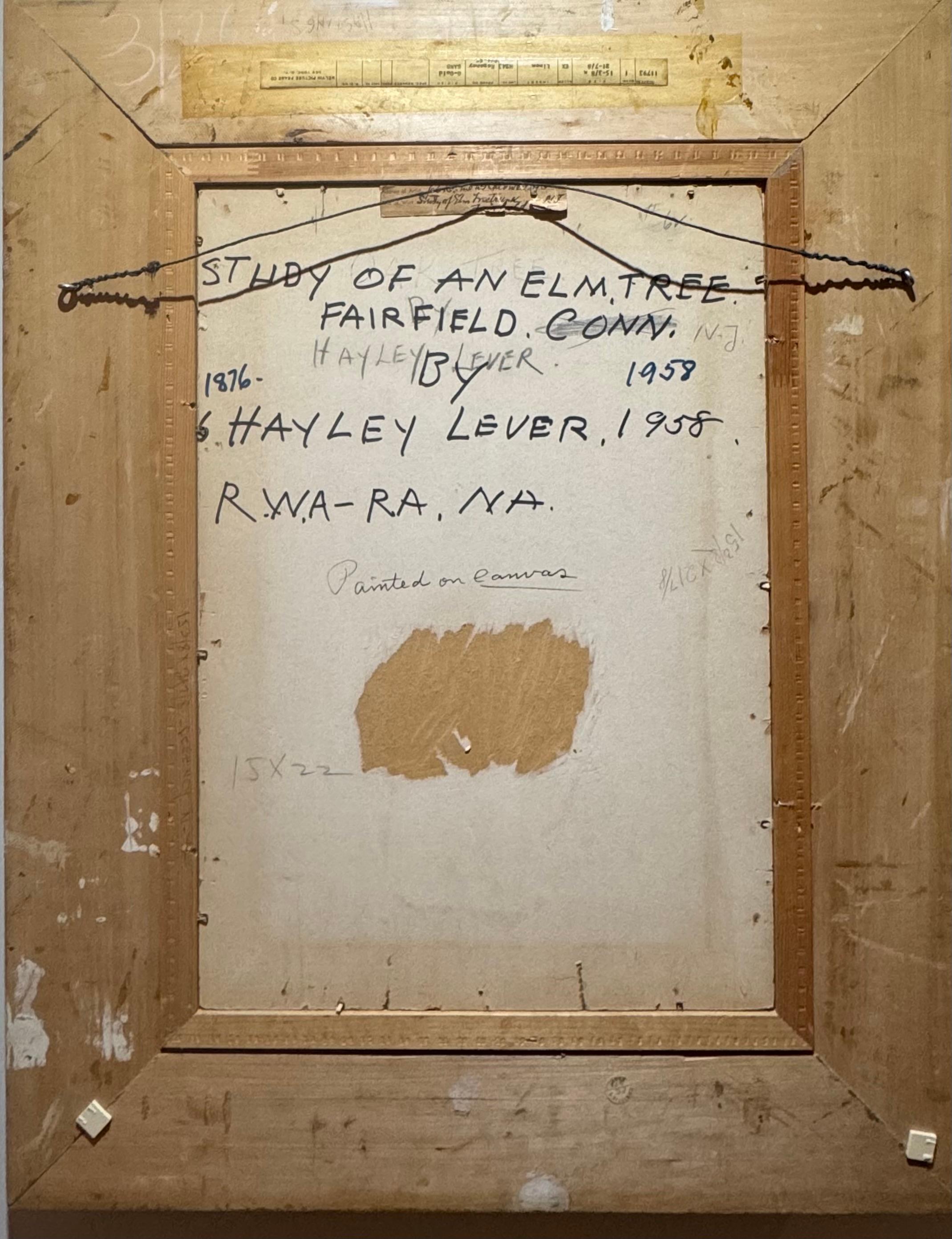 1958 Fairfield Connecticut “ELM TREE” Christies New York Provenance Painting en venta 5