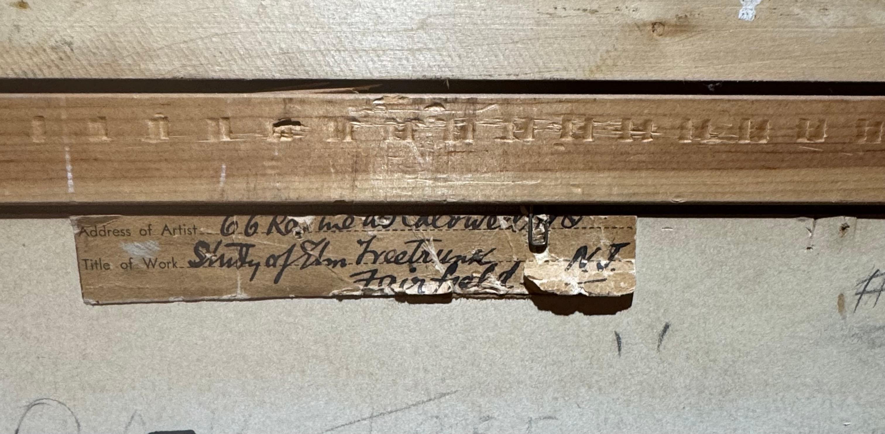 1958 Fairfield Connecticut “ELM TREE” Christies New York Provenance Painting en venta 6