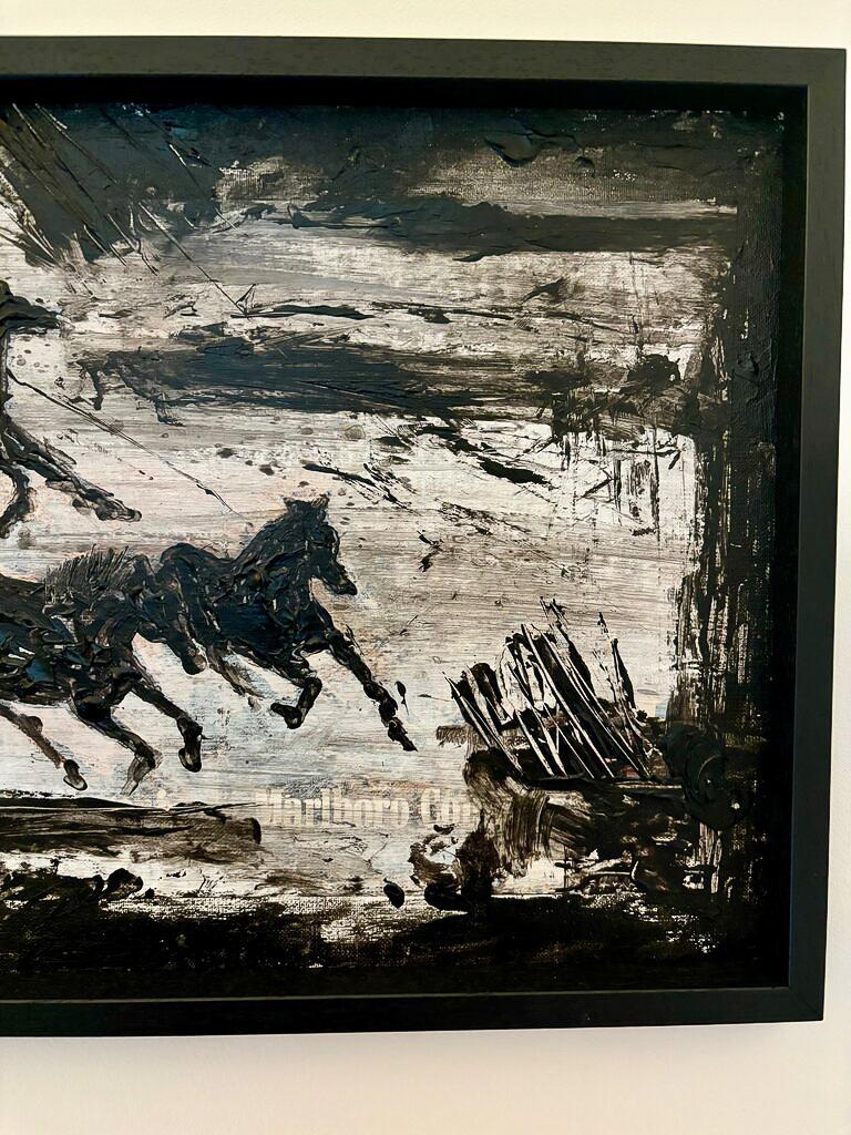 Richard Hambleton Obra Maestra del Graffiti 'Marlboro Country Estadounidense en venta