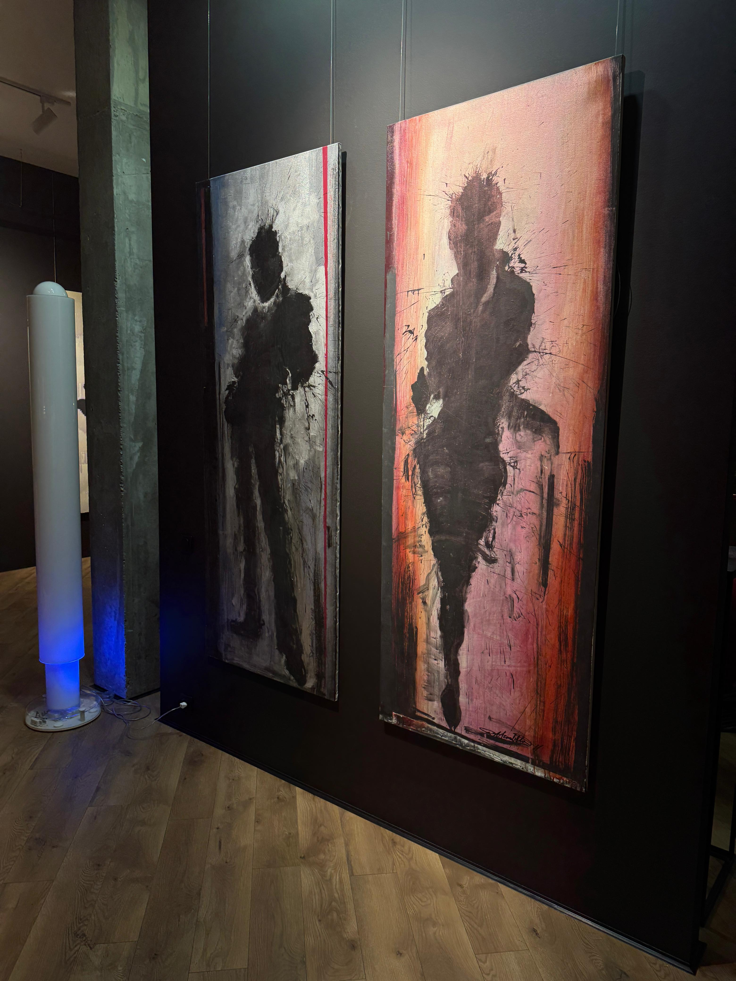 Coppia di opere d'arte di Richard Hambleton 3