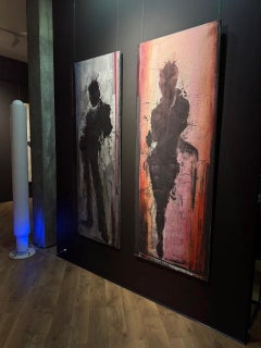 Coppia di opere d'arte di Richard Hambleton