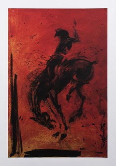 Cavallo e cavaliere - Rosso
