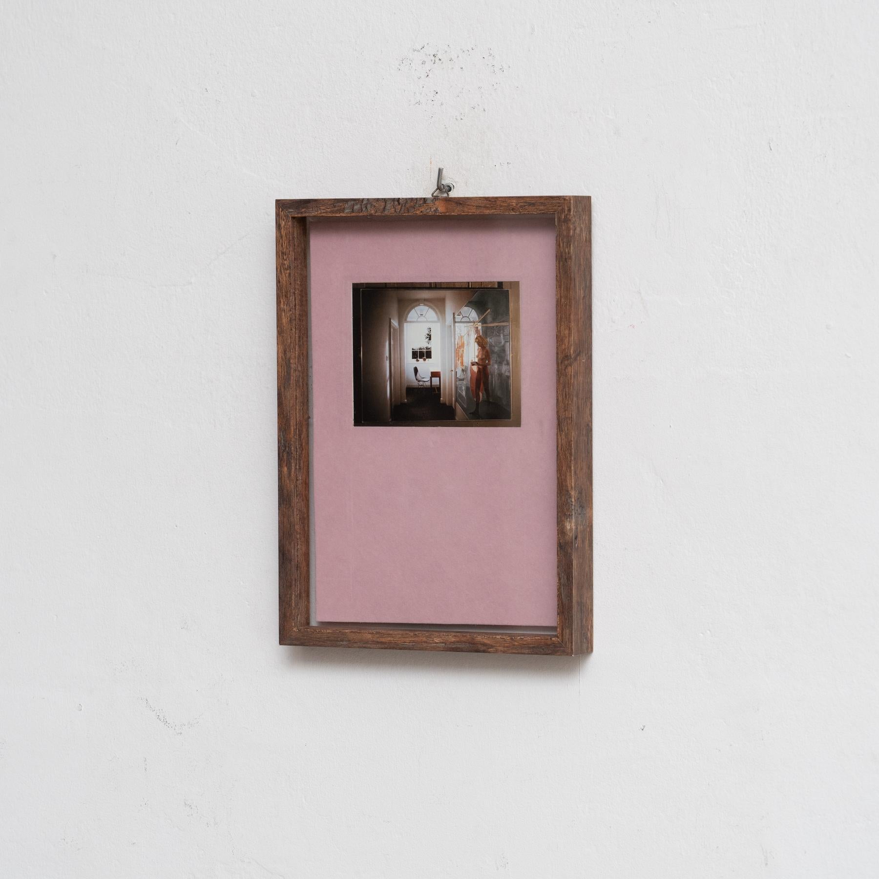 Mid-Century moderno A. Richard Hamilton - Cartolina incorniciata scritta a mano e firmata su Marcel Duchamp in vendita