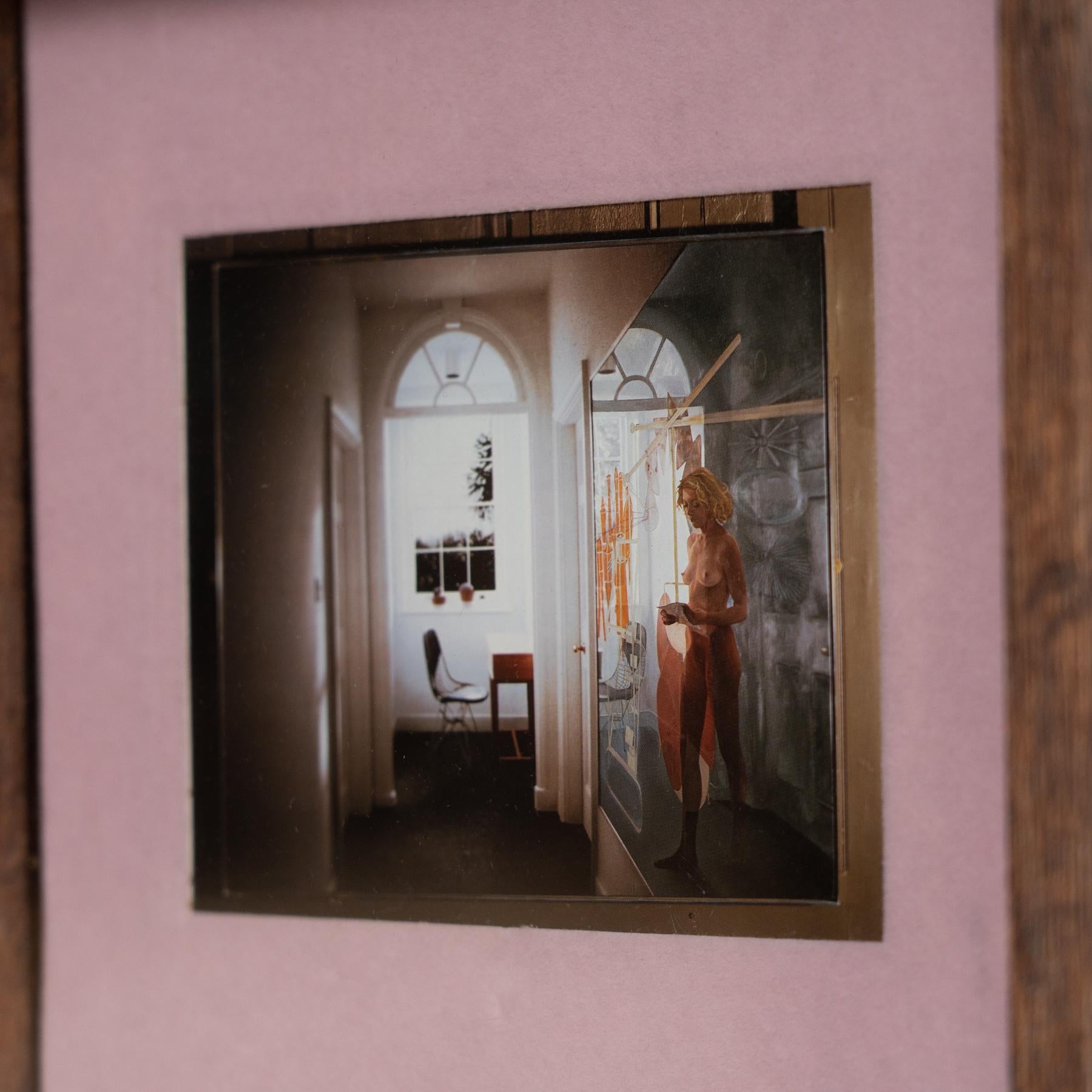 Fine XX secolo A. Richard Hamilton - Cartolina incorniciata scritta a mano e firmata su Marcel Duchamp in vendita