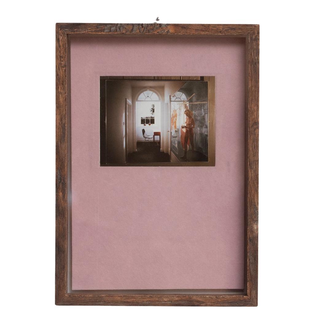 Richard Hamilton – Handwritten and Signed Framed Postcard on Marcel Duchamp