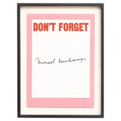 Cartel enmarcado de la exposición de Richard Hamilton, edición limitada, década de los 70