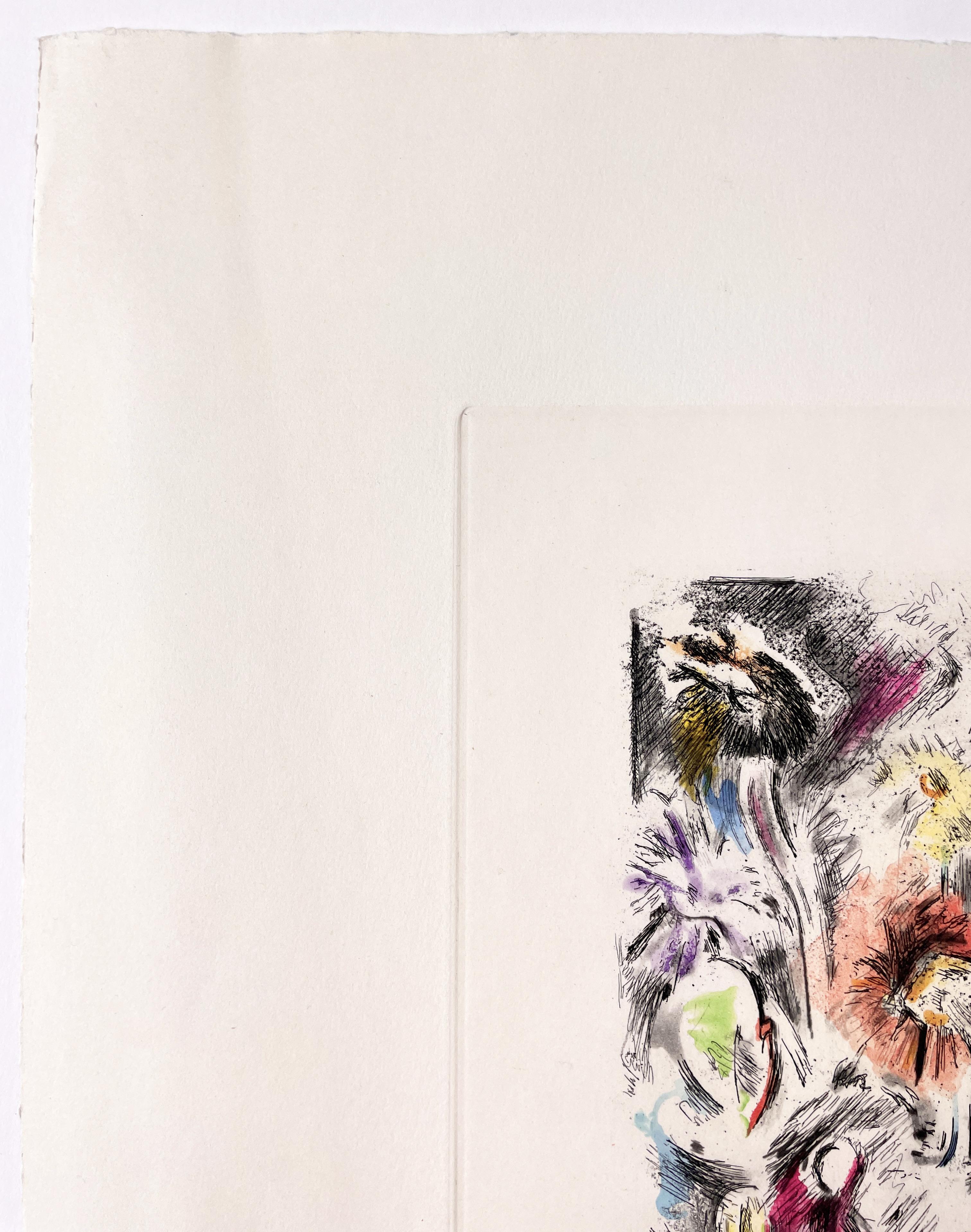 Mehrfarbiges Blumenbild Richard Hamilton, florales scatologisches Stillleben  im Angebot 7