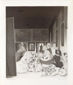 Vintage Picasso's Meninas - Richard Hamilton, Aquatint, Pop Art, Contemporary Art, Print