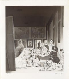 Las Meninas de Picasso - Richard Hamilton, Aguatinta, Arte Pop, Arte Contemporáneo, Grabado
