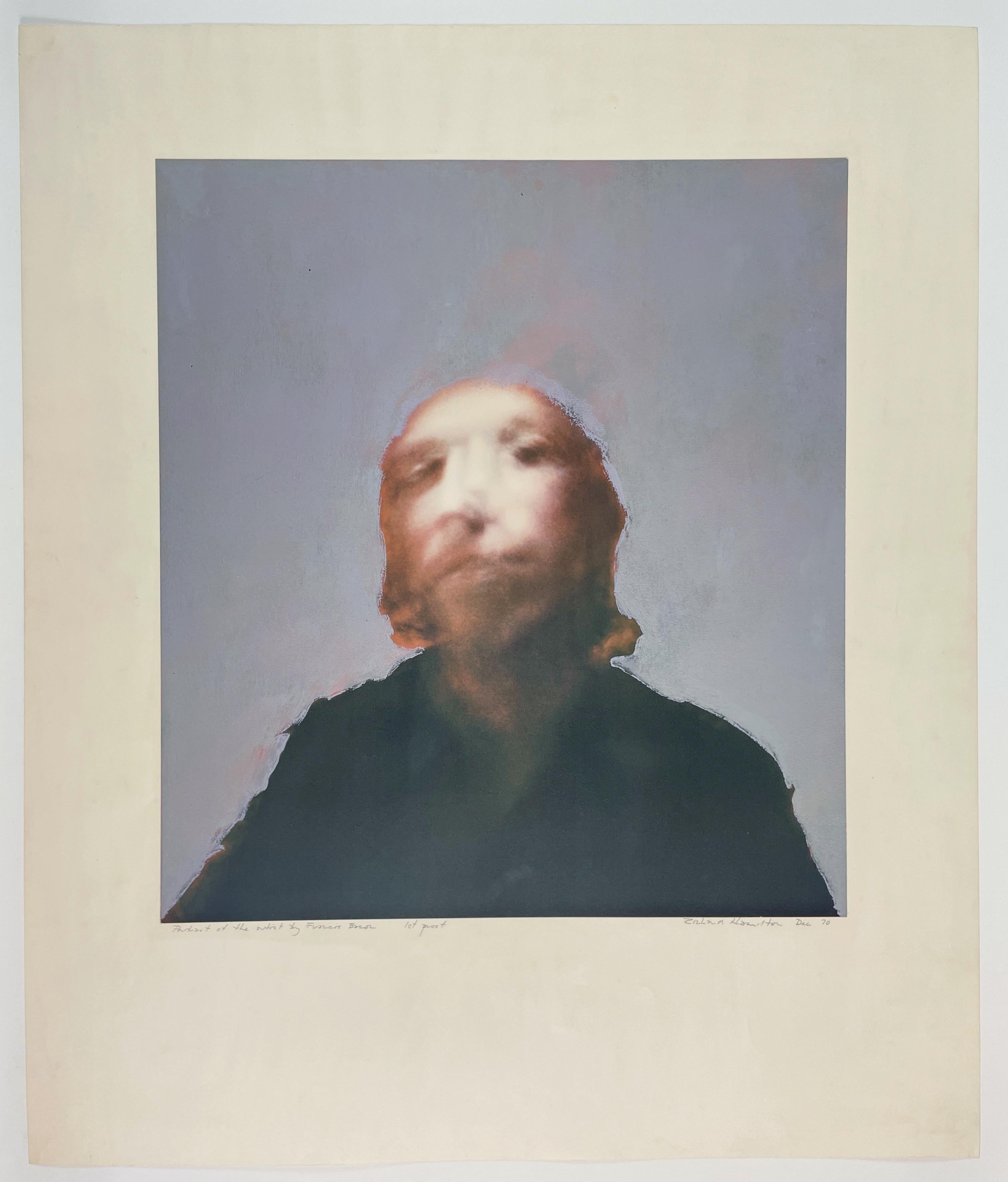 Portrait de l'artiste par Francis Bacon, photographie moderniste de Richard Hamilton  en vente 1