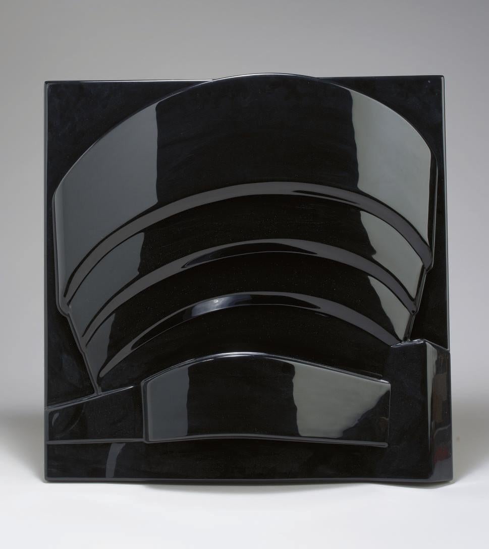 Richard Hamilton Landscape Print - Guggenheim (Black)