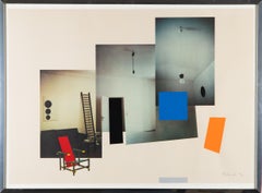 Richard Hamilton – Interior with monochromes – hand-signed Collotype and Screenp