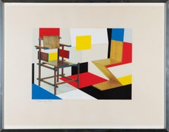 Richard Hamilton – Putting on the Stijl – hand-signed Collotype and Screenprint