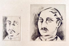 Vintage Three studies of Bloom Richard Hamilton James Joyce Ulysses illustration print