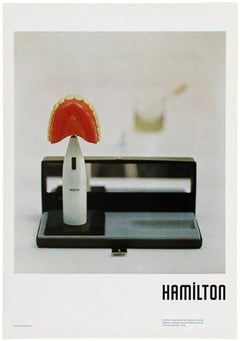 Vintage-Poster von Richard Hamilton, Davison Art Center, 1973 (The Critic Laughs 1973)