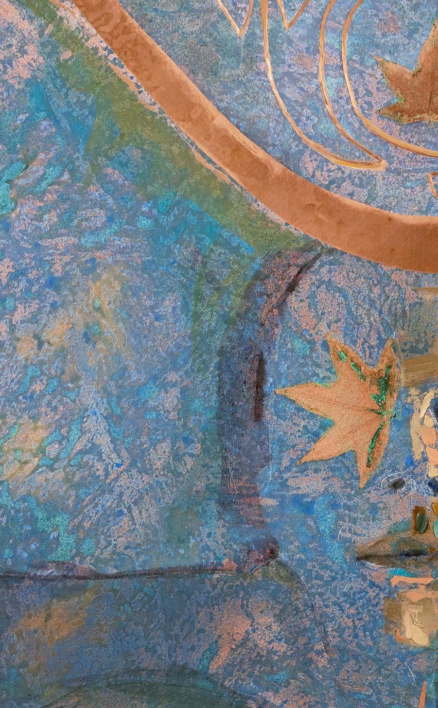 Richard Hawk definisce le sue opere ad olio su rame una 