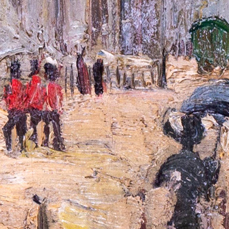 Hyde Park, Londra, 1900 dell'artista americano Richard Hayley Lever, olio su tela in vendita 2