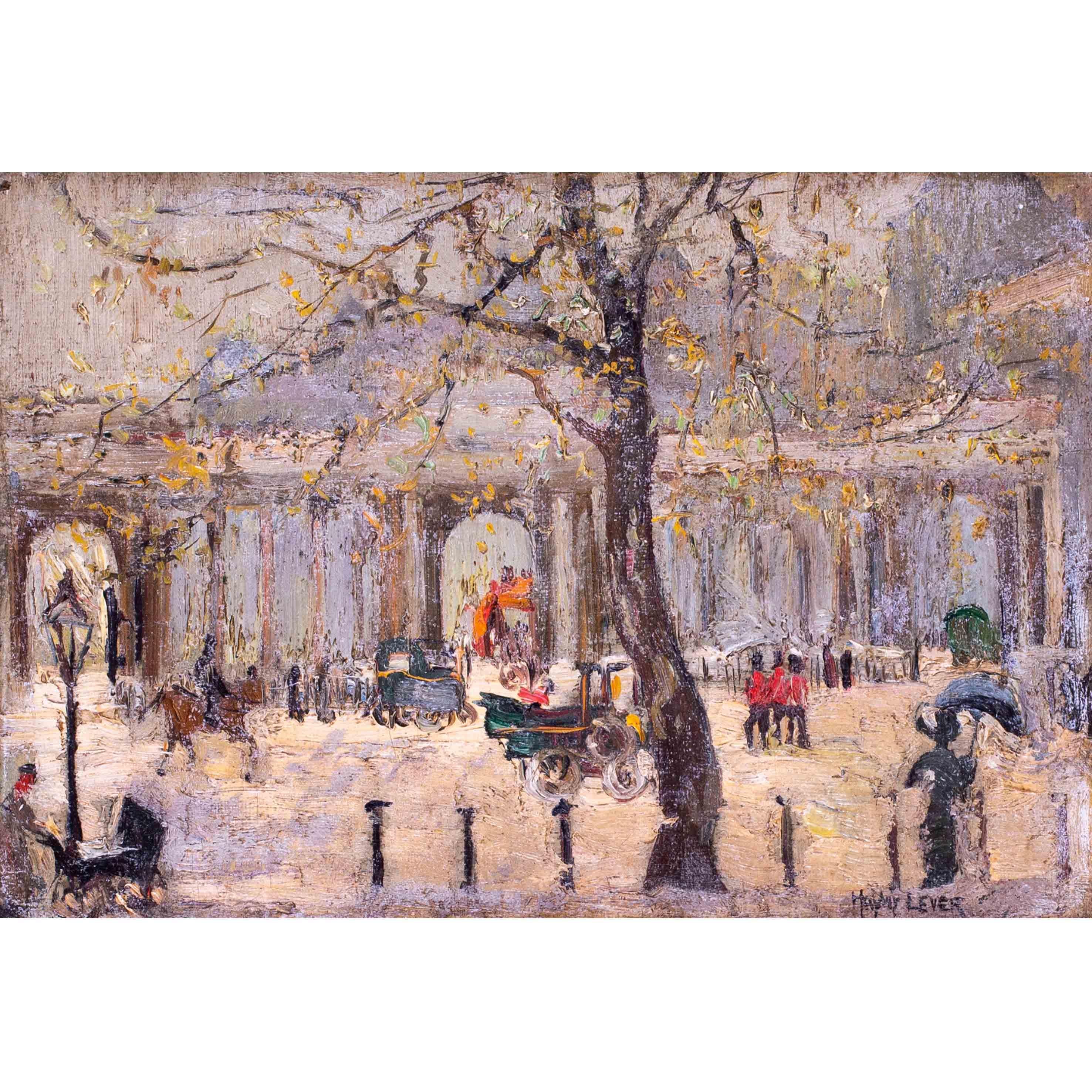 Hyde Park, Londra, 1900 dell'artista americano Richard Hayley Lever, olio su tela in vendita 5