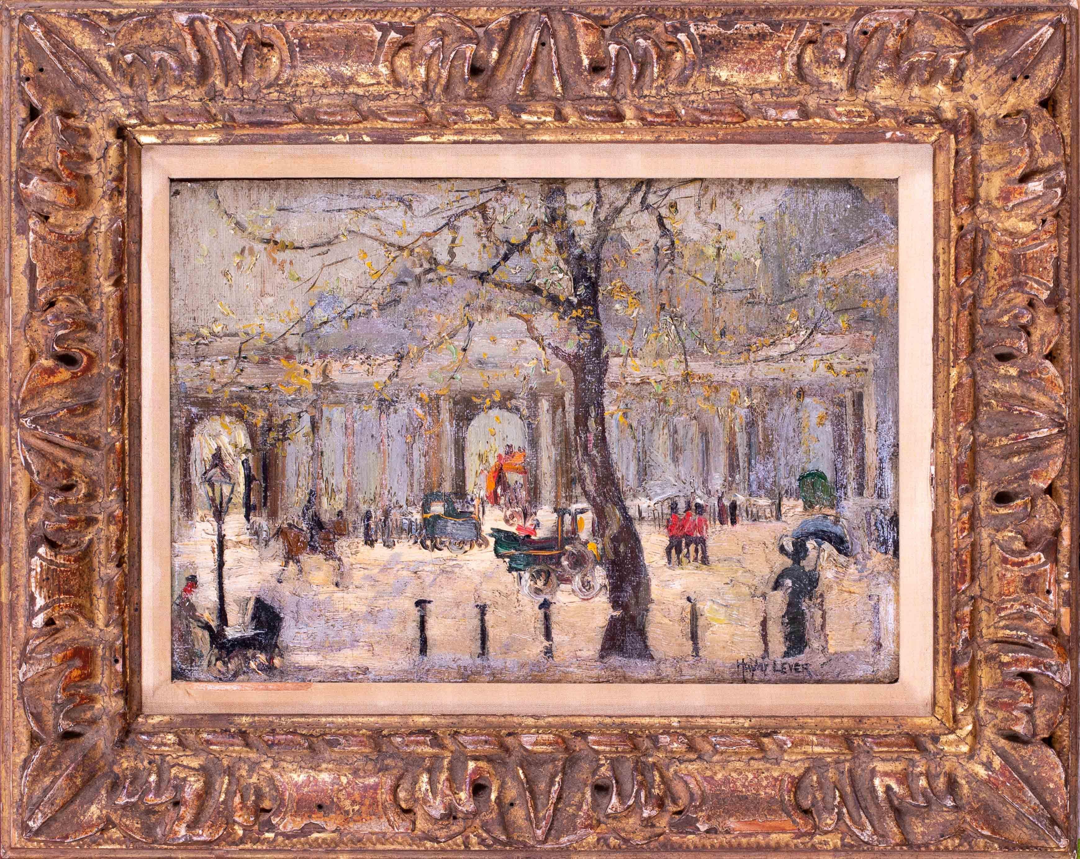 Hyde Park, Londres, 1900 por el artista estadounidense Richard Hayley Lever, óleo sobre lienzo