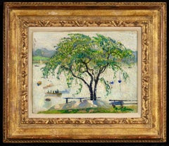 Spring - Marblehead - Impressionist Seascape Oil by Richard Hayley Lever