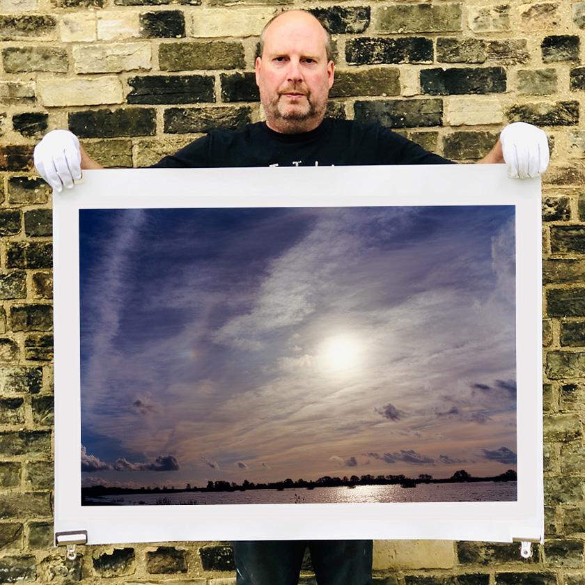 0°00 Längengrad, 52° 18N' Breitengrad, Mare Fen - Landschaftsfotografie in Farbe – Photograph von Richard Heeps