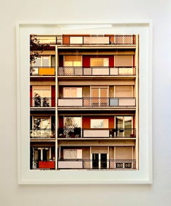 49 Via Dezza at Sunset, Milan - Conceptual Architectural Color Photography