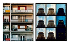 49 Via Dezza at Sunset + Torre Velasca Time Lapse, Milan - Pair of Framed Art