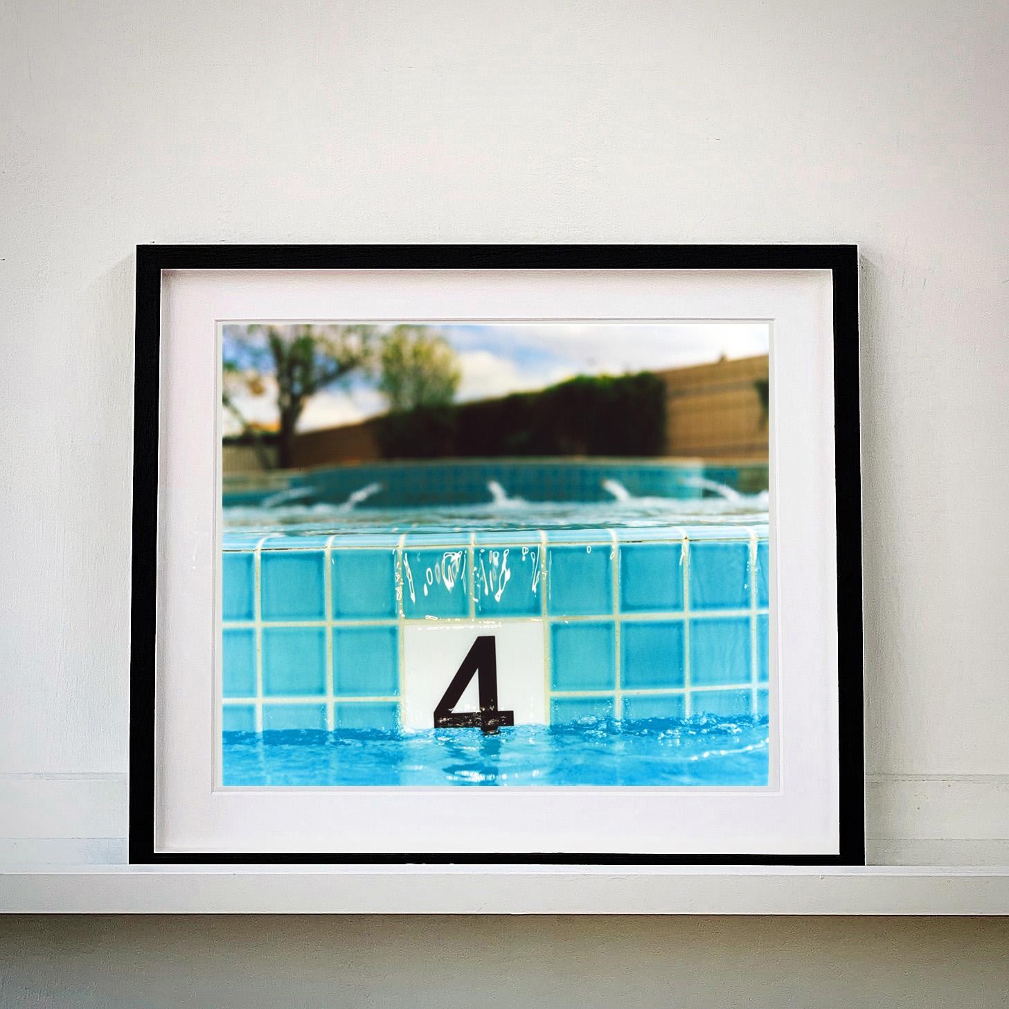 Part of Richard Heeps 'Dream in Colour' Series, with some seriously cool blue colours and pool vibes.

This artwork is a limited edition of 25, gloss photographic print, dry-mounted to aluminium, presented in a museum board white window mount and a