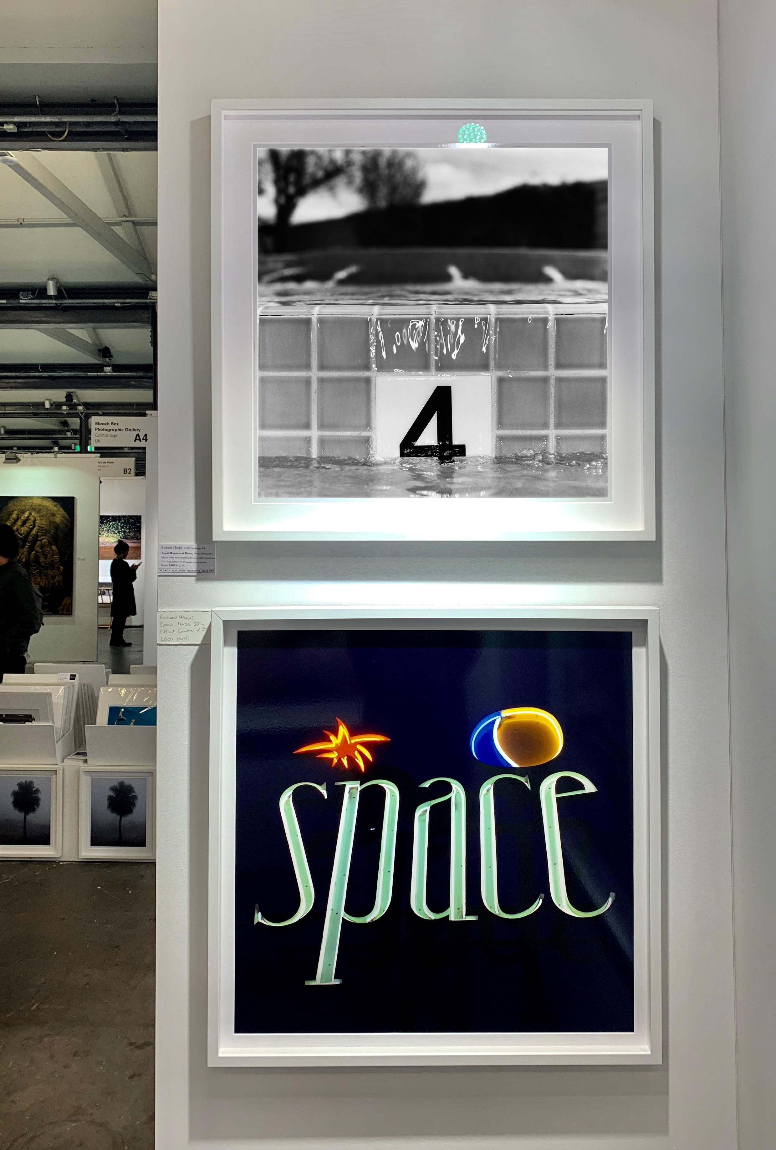 4FT, Las Vegas - Black and White Square American Photography - Gray Still-Life Photograph by Richard Heeps