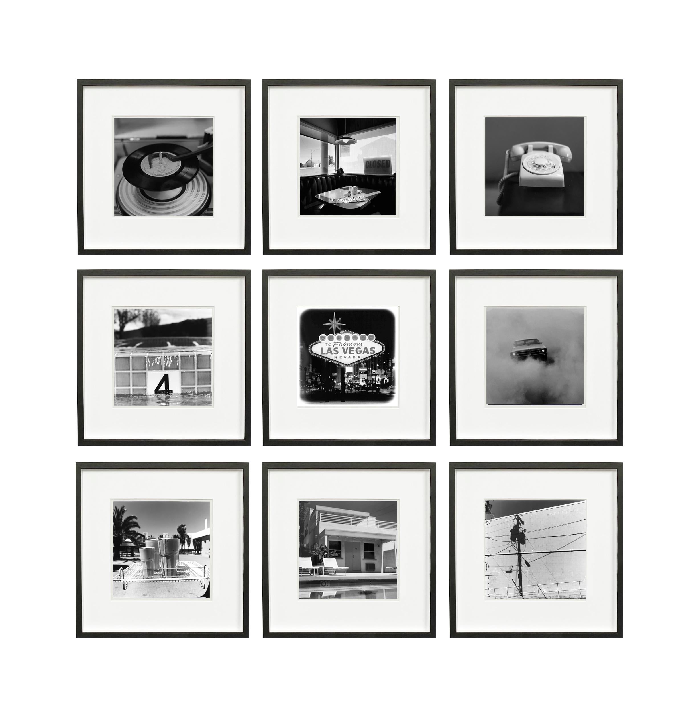 4FT, Las Vegas - Black and White Square American Photography For Sale 2
