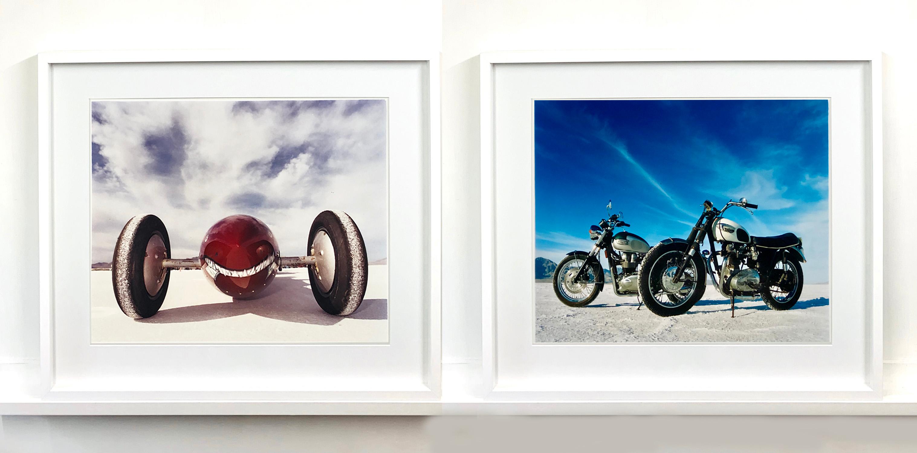 Bonneville Motorcycles, Bonneville, Utah - American Landscape Color Photography For Sale 2