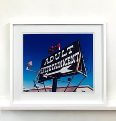 Adult Entertainment, Beatty, Navada - Americana Sign, Color Photography