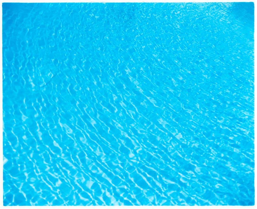 Richard Heeps Print - Algiers Pool, Las Vegas, Nevada - Blue water color photography