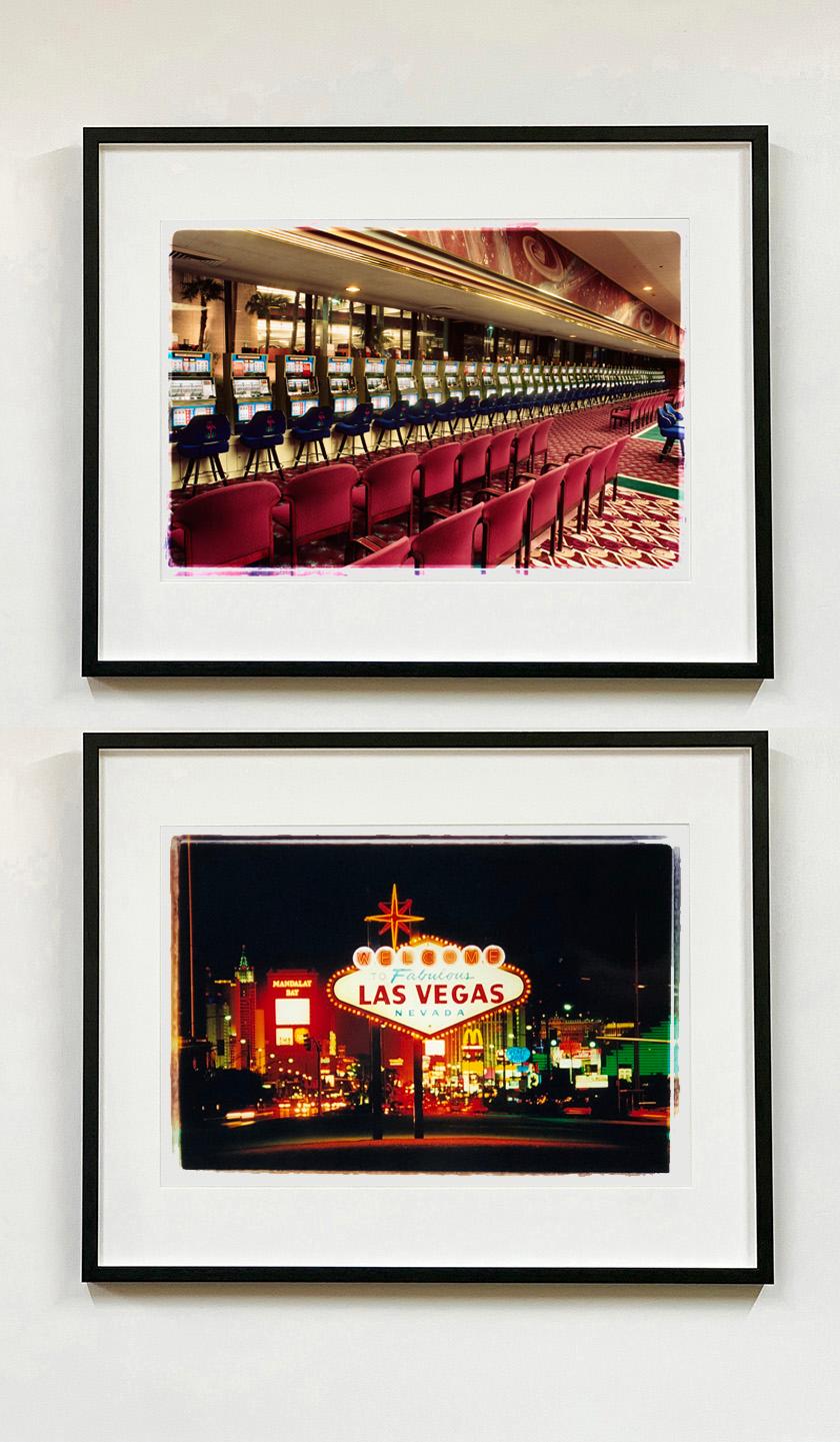 Arriving, Las Vegas - Iconic Googie American SignColor Photograph For Sale 3