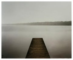 Barton Broad, Norfolk - Photographie de paysage monochrome britannique